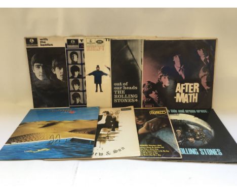 A collection of LPs to include early issues of 'With The Beatles', 'A Hard Day's Night' and 'Help!', 'Out Of Our Heads' and '