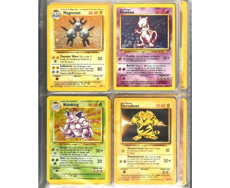 Pokemon TCG. Base Set Near Complete - This lot includes a unlimited set of the English release of the Base Set, the first eve