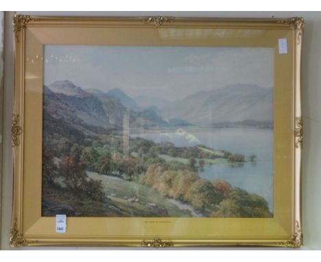  Gilt framed print, "The Gates of Borrowdale"