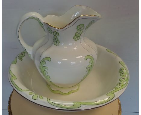 Camen porcelain basin and ewer