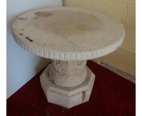 Concrete Garden table