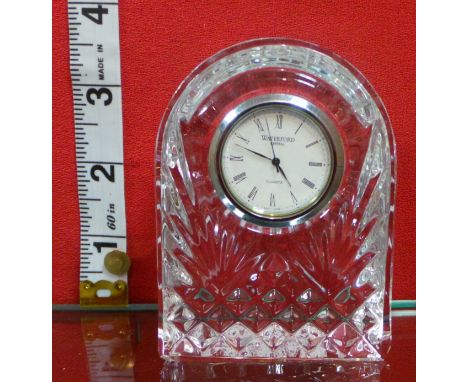 Waterford Crystal small mantel clock