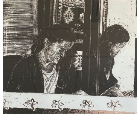 Ardyn Halter (b.1956), a contemporary limited edition screen print titled 'Figure, Reflection' 1989, signed to the lower righ