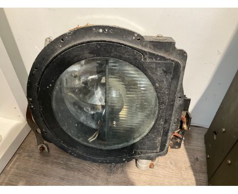 An RAF aircraft landing light Type L ref. 5C/4515 