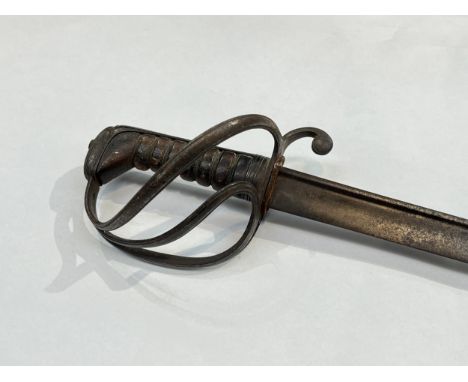 A 19th Century 1822 pattern officer's sword with pipe-back blade 