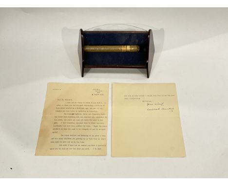 SIR WINSTON SPENCER CHURCHILL (1874-1965), Typed Letter Signed to R.J. Whitwell, tropical fish breeder and distributor in Wes