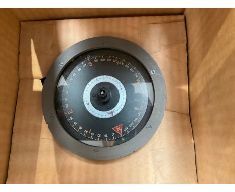 A WWII British RAF Observer’s Repeater D.R. Compass Mk. 1, original box 