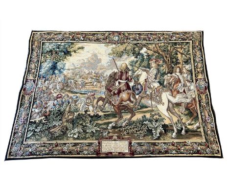 FLEMISH DESIGN TAPESTRY, 130cm x 184cm. 