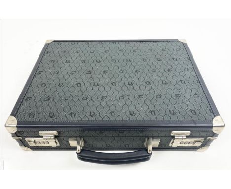 CHRISTIAN DIOR VINTAGE BRIEFCASE, 43cm x 33cm x 10cm. 
