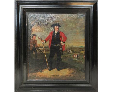 AFTER DAVID ALLAN, portrait of 'William Inglis (1712-1792), surgeon and captain of honorable company of Edinburgh golfers', o