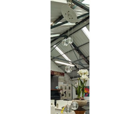 BOCCI 14.5 GLASS PENDANT LIGHT, by Omer Arbel, 155cm drop approx. 