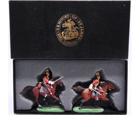 ASSORTED MODEL SOLDIERS  including a Frontline Figures No.FHA.1, French Horse Artillery set, boxed; and five Armourey of St. 