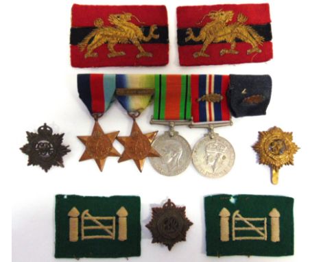 A SECOND WORLD WAR GROUP OF FOUR MEDALS  comprising the 1939-45 Star, Atlantic Star with Air Crew Europe clasp, Defence Medal