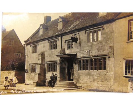 POSTCARDS - TOPOGRAPHICAL  Approximately 424 cards, including real photographic views of Ye Olde Corner Cupboard, Winchcombe;