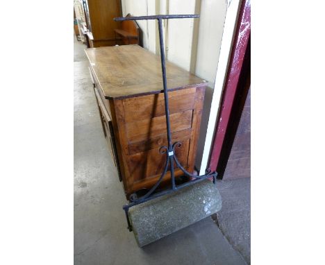 A garden roller