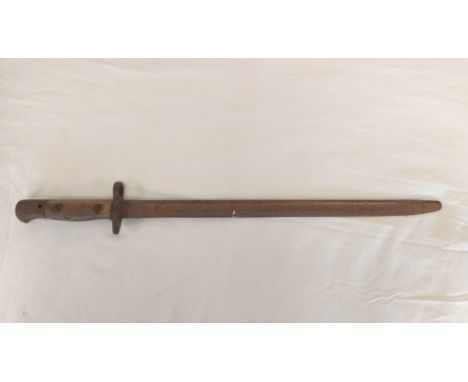 WW1. British 1907 Sanderson bayonet in relic condition and lacking scabbard.&nbsp; 