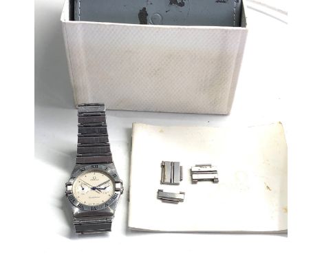 vintage omega constellation boxed &amp; book 