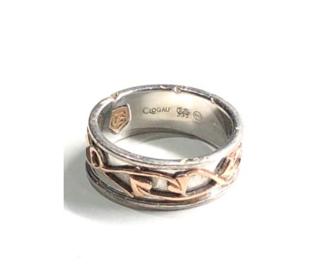 Clogau silver &amp; gold ring 