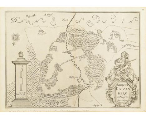                     PERSON,             Nicolaum(Vor 1648 Lothringen - 1710 Mainz)    Karte "Gericht Katzenberg in Hessen "Ku
