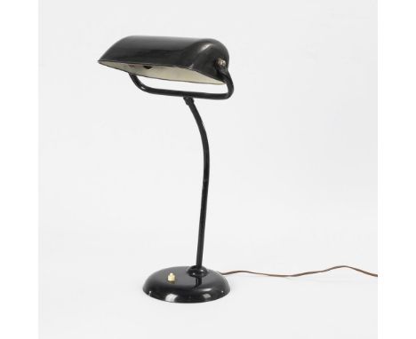 Schreibtischlampe. Kaiser Idell. Ungemarkt. 1930er Jahre. Modell-Nr.: 6581.                     DELL,             Christian (