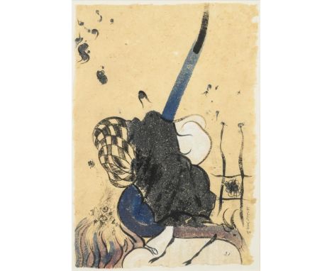                     KILLGUSS,             Eberhardt(geboren 1938 in Beckingen)    Ohne TitelLithographie auf geschöpften Papi