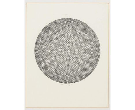                     WILDING,             Ludwig(1927 Grünstadt - 2010 Buchholz in der Nordheide)    Op-ArtWohl Federlithograp