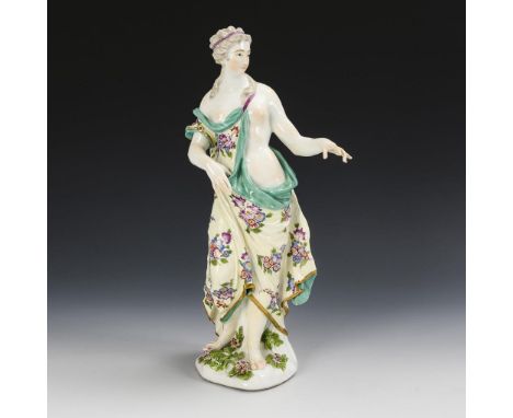 Venus. Meissen. Blasse Schwertermarke am Sockel, um 1750. Modell-Nr.:  845. Einzelfigur aus dem Tafelaufsatz "Das Urteil des 