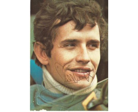 Motor Racing Jackie Ickx signed 6x4 colour photo. Jacques Bernard "Jacky" Ickx ( born 1 January 1945, in Brussels) is a Belgi