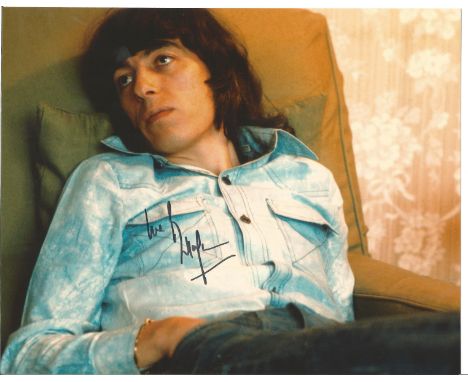 Bill Wyman, English musician, singer and song writer, best known for his part in The Rolling Stones, signed 10x8 colour photo