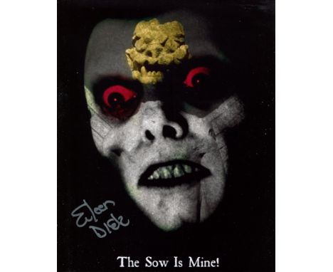 The Exorcist 8x10 horror movie photo signed by actress Eileen Dietz who played the demon in this iconic film. Good condition.