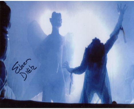 The Exorcist 8x10 horror movie photo signed by actress Eileen Dietz who played the demon in this iconic film. Good condition.