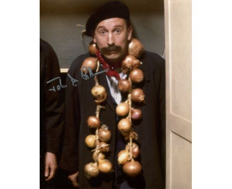 Allo Allo, 8x10 photo from the comedy Allo Allo signed by actor John D Collins who played one of the escaped and hidden RAF o