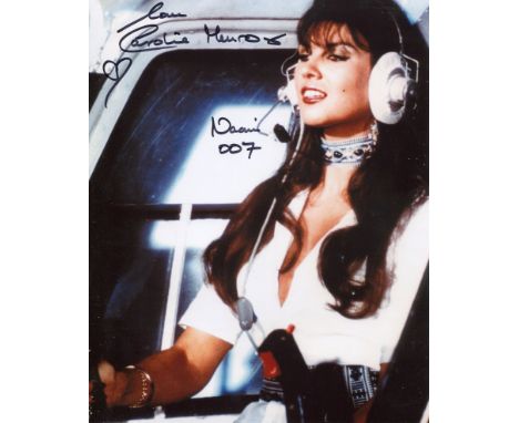 007 Bond girl. The Spy Who Loved Me actress Caroline Munro signed 8x10 photo. Good condition. All autographs come with a Cert