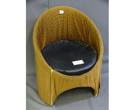 A VINTAGE 60'S GO GO TUB CHAIR 
