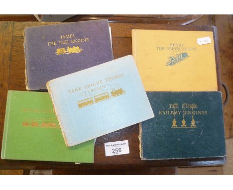 Four 1st Editions of Thomas the Tank Engine, another and all signed by author, Rev. W. Awdry, inc. Troublesome Engines, The T