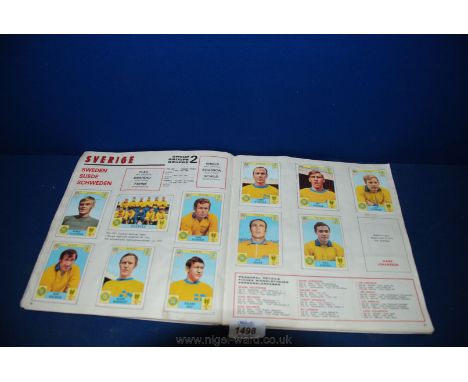 Mexico 70 World Cup Football Stars Album English Edition. A Part Complete Original Sticker Stamp Album the First Produced by 