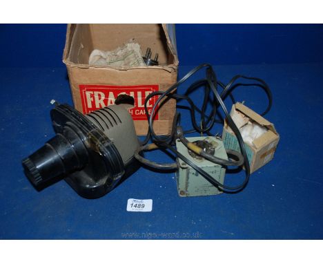 A View-Master S1 Junior Projector with Power transformer and original box.