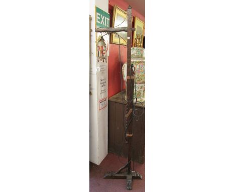 Arts &amp; Crafts style lamp on stand