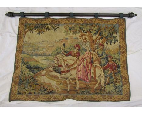 Wall hanging tapestry - The Royal Hunt (145cm x 96cm)