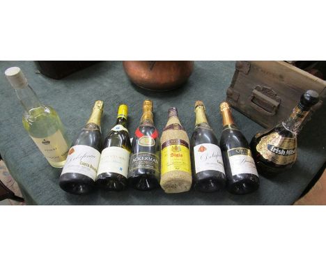 8 bottles of booze to include London gin