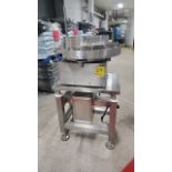 FeedRite Automation vibratory feeder, stainless steel, 18 in. dia.