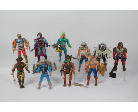 He Man - MOTU - The New Adventures of He Man - Mattel. A selection of Ten loose figures appearing mostly Complete and in Exce