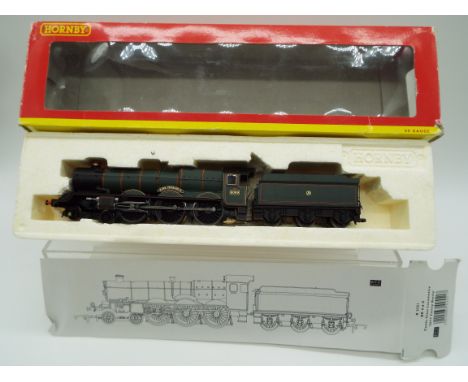 Hornby - an OO gauge model DCC 4-6-0 locomotive and tender 'King Charles II' running no 6009, Castle class, BR green lined li