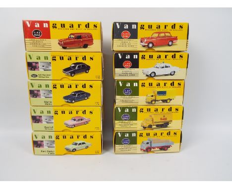 Vanguards - A boxed collection of 10 diecast vehicles from Vanguards. Lot includes VA04504 Austin Allegro Series I 1500 Super