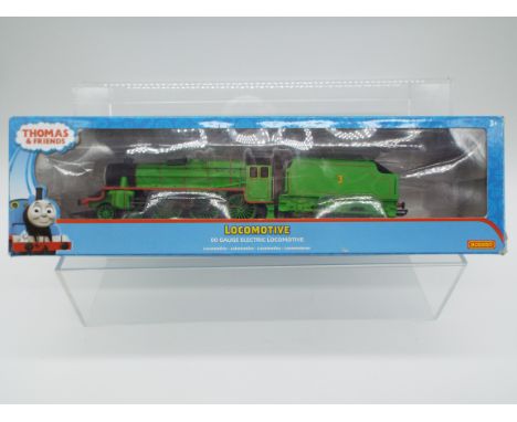 Hornby Thomas and Friends - an OO gauge model 4-6-0 locomotive and tender, 'Henry the Green Engine' DCC fitted, running no 3,