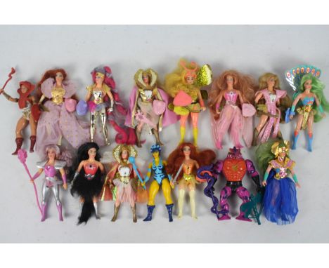 Princess of Power - MOTU - Mattel. A selection of Fifteen loose Princess of Power and MOTU figures with accessories and appea