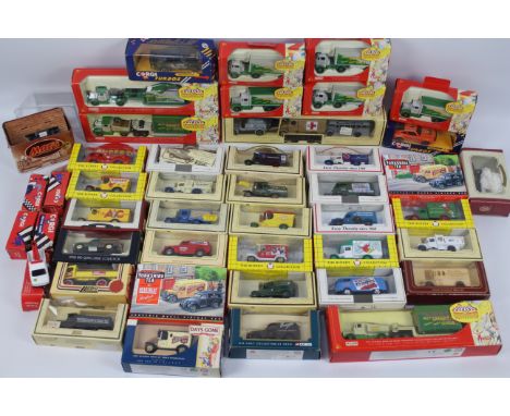 Lledo - Corgi -Oxford Diecast -  A boxed group of over 40 diecast model vehicles in various scales predominately Lledo. Lot i