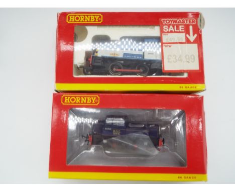 Hornby - two OO gauge model diesel shunter locomotives, 0-4-0 running no 06008 'Pullman' blue livery # R, and 0-4-0 running n