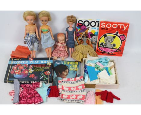 Tressy Doll - B.N.D. Doll - Chiltern - A collection including a Tressy Doll with a quantity of clothing, 3 x items with origi
