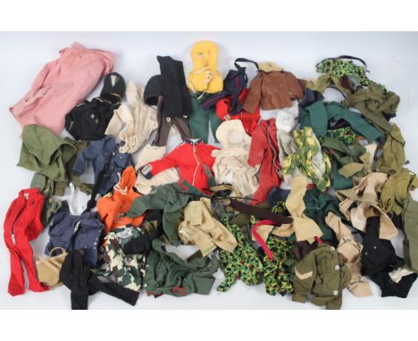 Action Man - Palitoy - A large quantity of loose Action Man clothing including Grenadier Guard jackets and bearskins, Tank Co